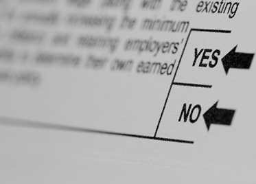 Election ballot